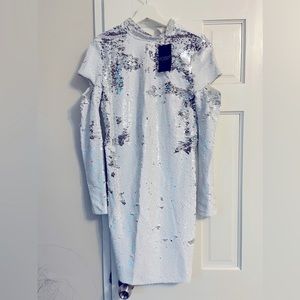 Dress of own design.